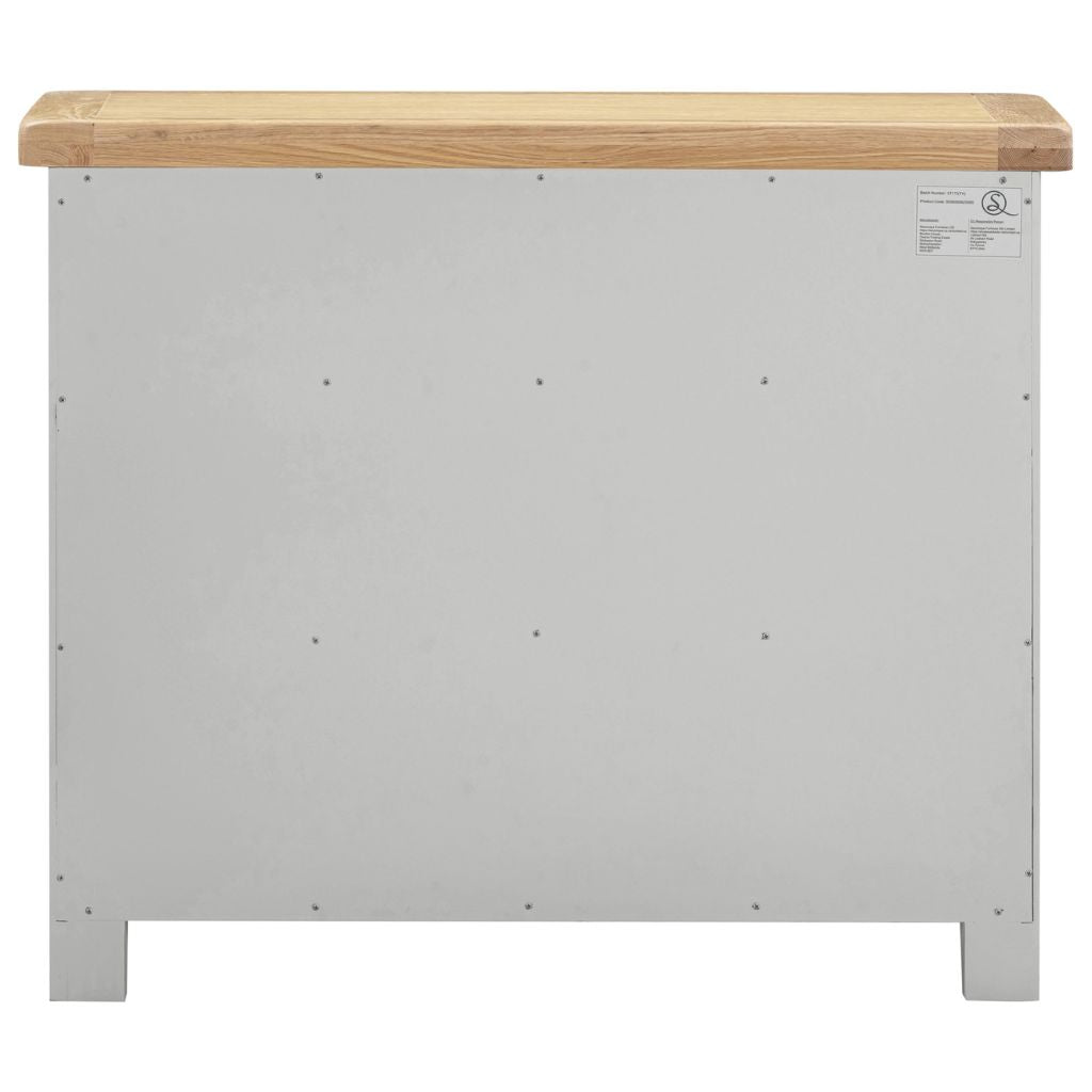 Windsor Pebble Grey 2 Door 2 Drawer Sideboard Back