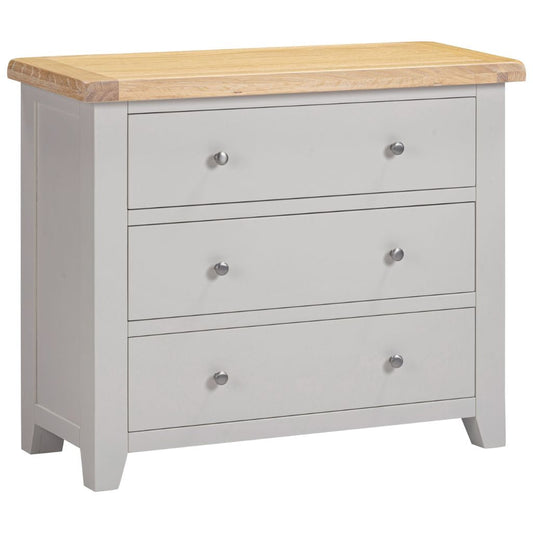 Windsor Pebble Grey 3 Drawer Chest
