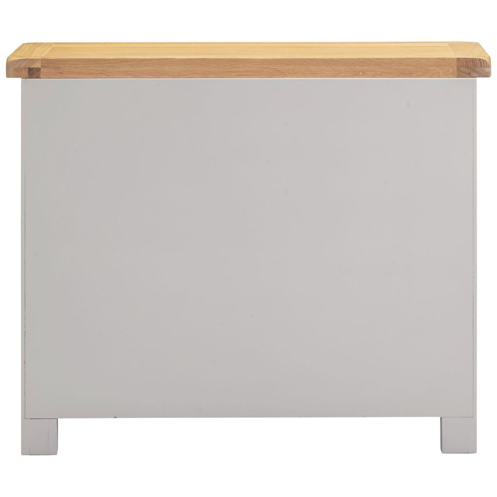 Windsor Pebble Grey 3 Drawer Chest Back