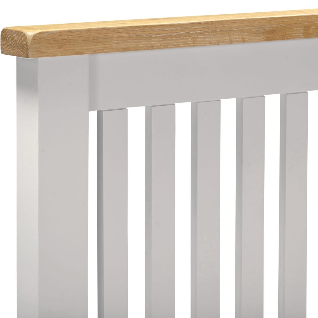 Windsor Pebble Grey 4ft 6in Low End Bedframe Headboard