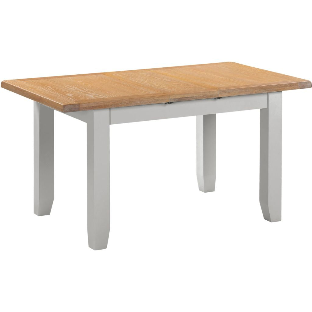 Windsor Pebble Grey 1.2 Extending Dining Table Extended