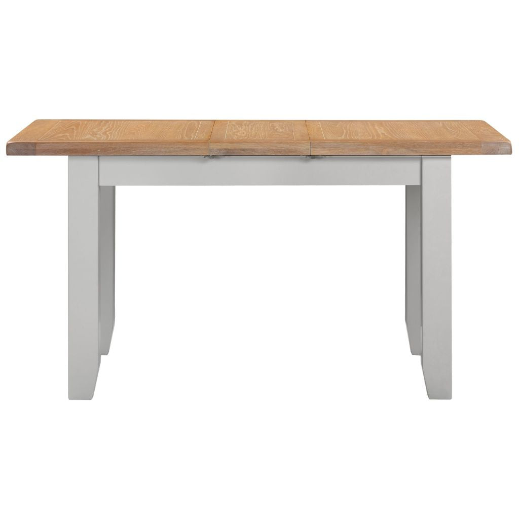Windsor Pebble Grey 1.2 Extending Dining Table Front