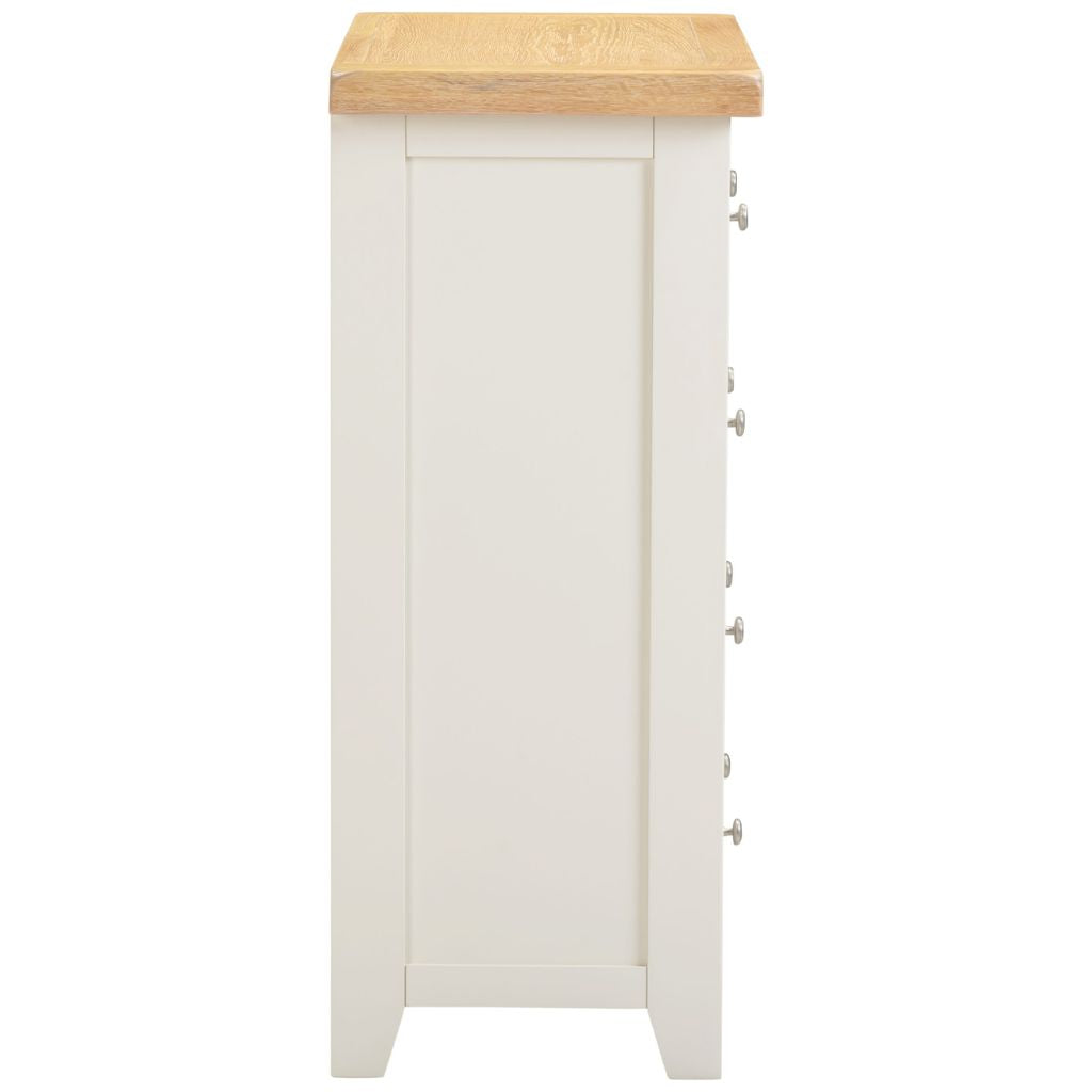 Windsor Ivory 3+2 Drawer Chest Side