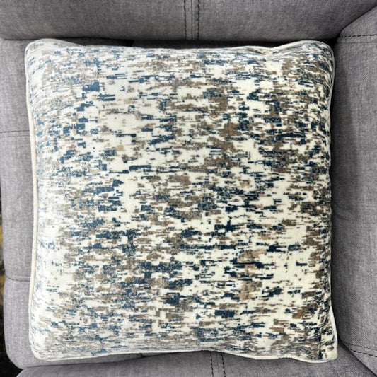 Blue Abstract Cushion