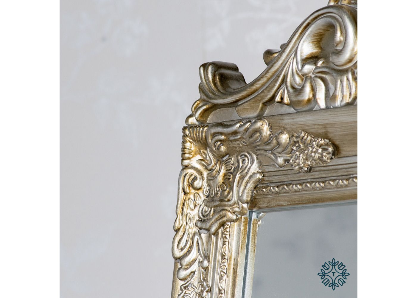 Chateau Cheval Mirror in Champagne by Tara Lane Top