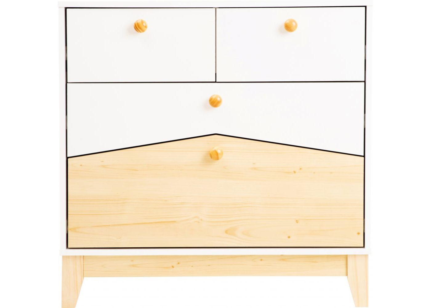 Cody 2+2 Drawer Chest by Wholesale Beds & Furniture Front