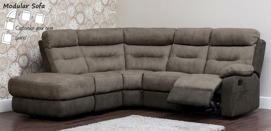 Dillon Fabric Reclining Sofa Range by Sofahouse