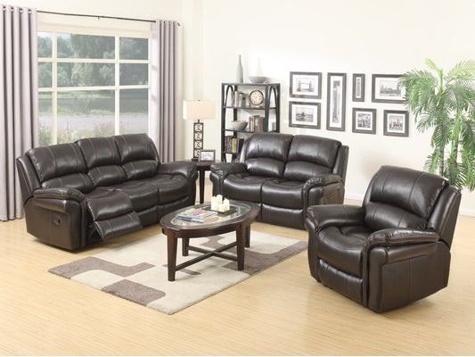 Farnham Chocolate Leather Air Sofa Range by Annaghmore