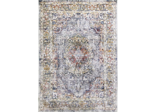 Boho Grey Medallion Rug Range by Home Trends