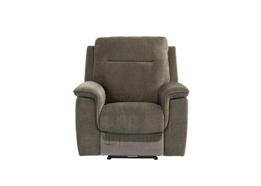 Havarti Fabric Electric Reclining Sofa Range in Green