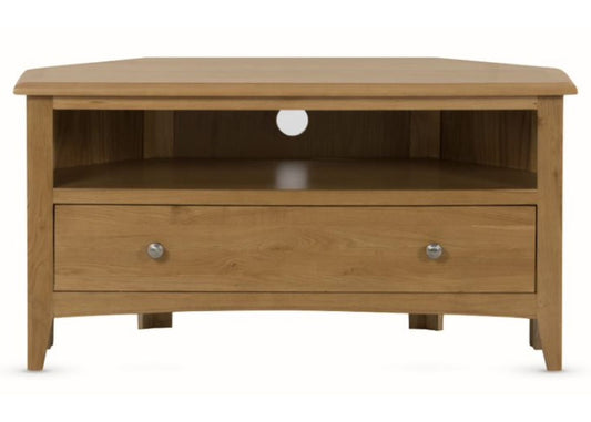 Kilkenny Oak Corner TV Unit by Annaghmore