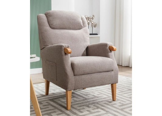 Lisbon Taupe Fireside Chair by Annaghmore