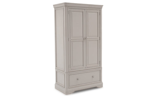 Mabel 2 Door/1 Drawer Wardrobe in Taupe by Vida Living 