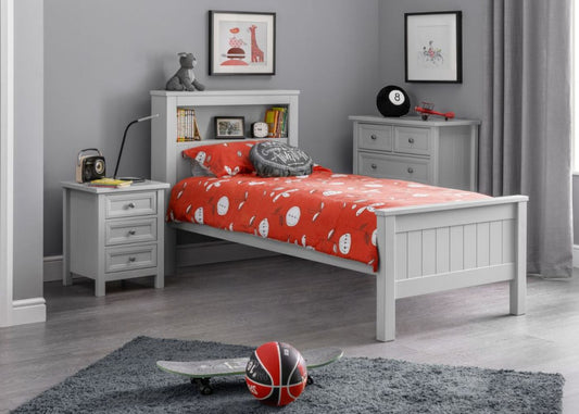 Maine Bookcase Bedframe Range by Julian Bowen