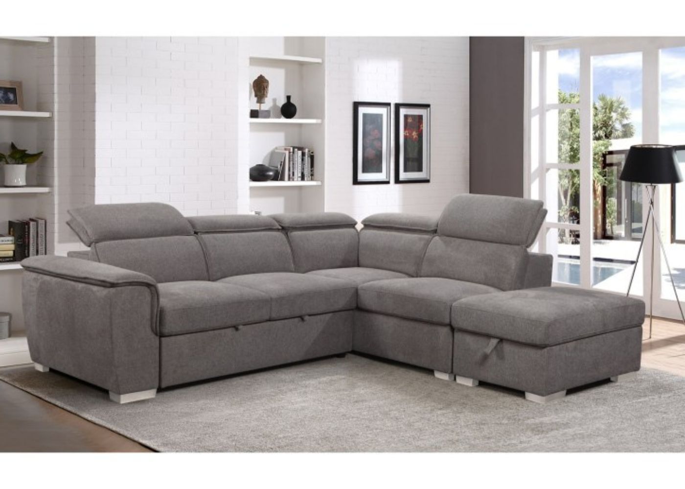 Malta Corner Sofabed RHF Sofa by GIE