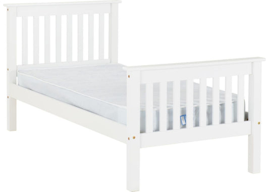 Monaco White High End Bedframe Range by Wholesale Beds