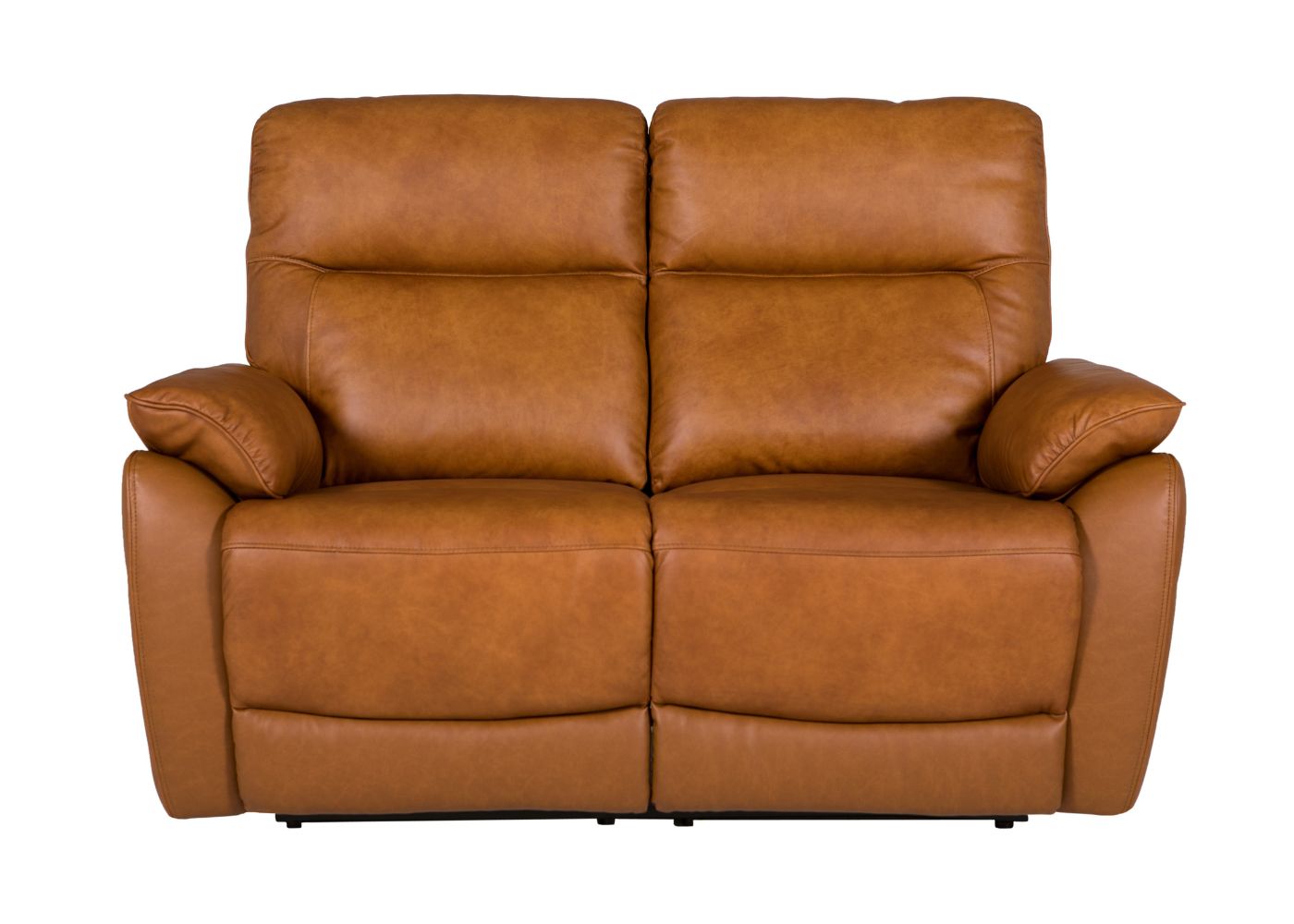 Nerano Electric Reclining Sofa Range in Tan by Vida Living Front