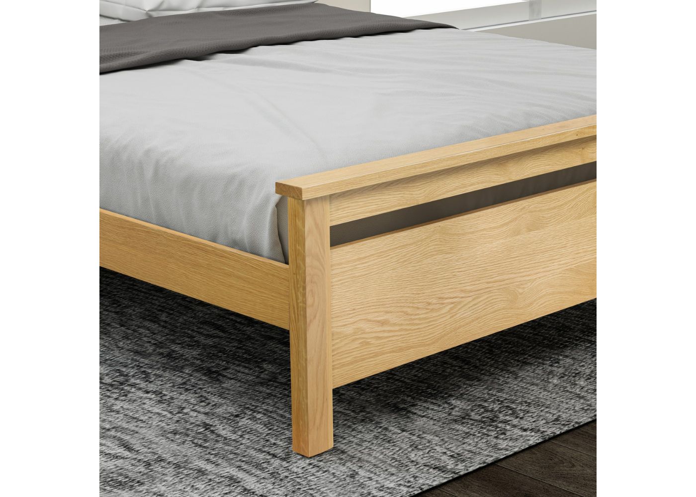 Nero Oak Bedframe Range by Limelight End