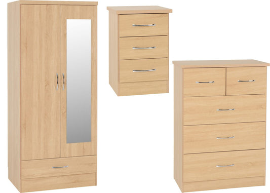 Nevada Sonoma Oak Bedroom Furniture Set by Wholesale Beds & Furniture