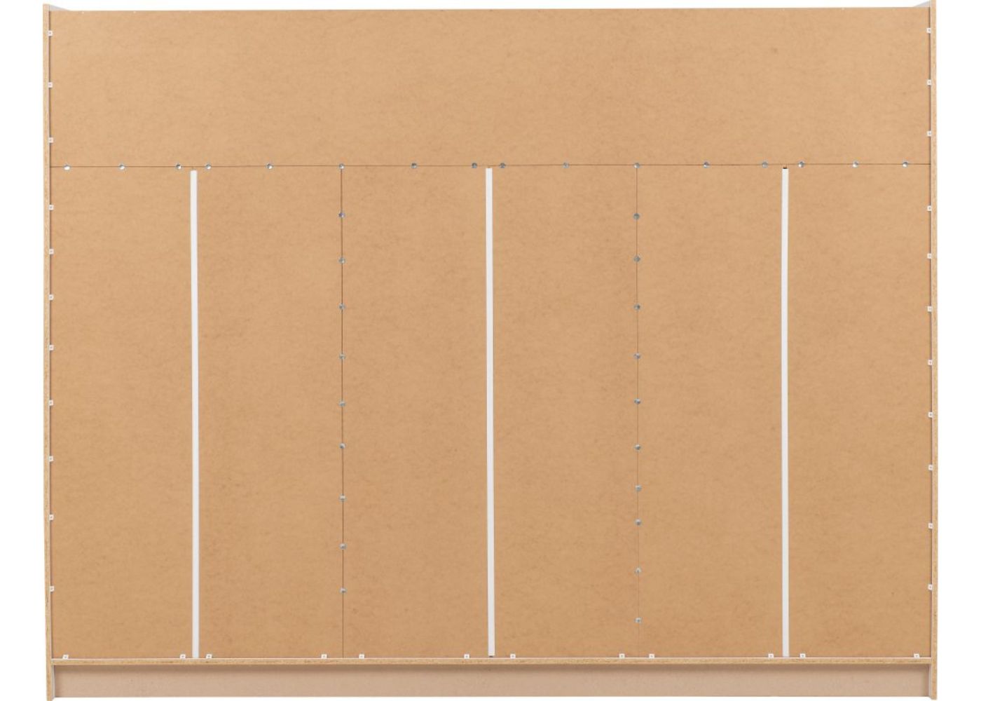 Nevada White Gloss 3-Door Sliding Wardrobe by Wholesale Beds & Furniture Back