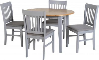 Oxford Grey Extending Dining Set by Wholesale