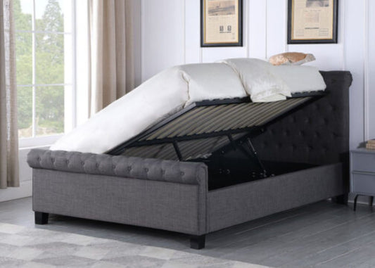 Paris Grey Ottoman Bedframe Range by MPD