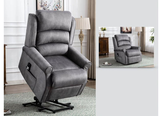 Penrith Grey Lift and Tilt Dual Armchair by Annaghmore