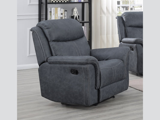 Portland Slate Grey Reclining Sofa Range by Annaghmore