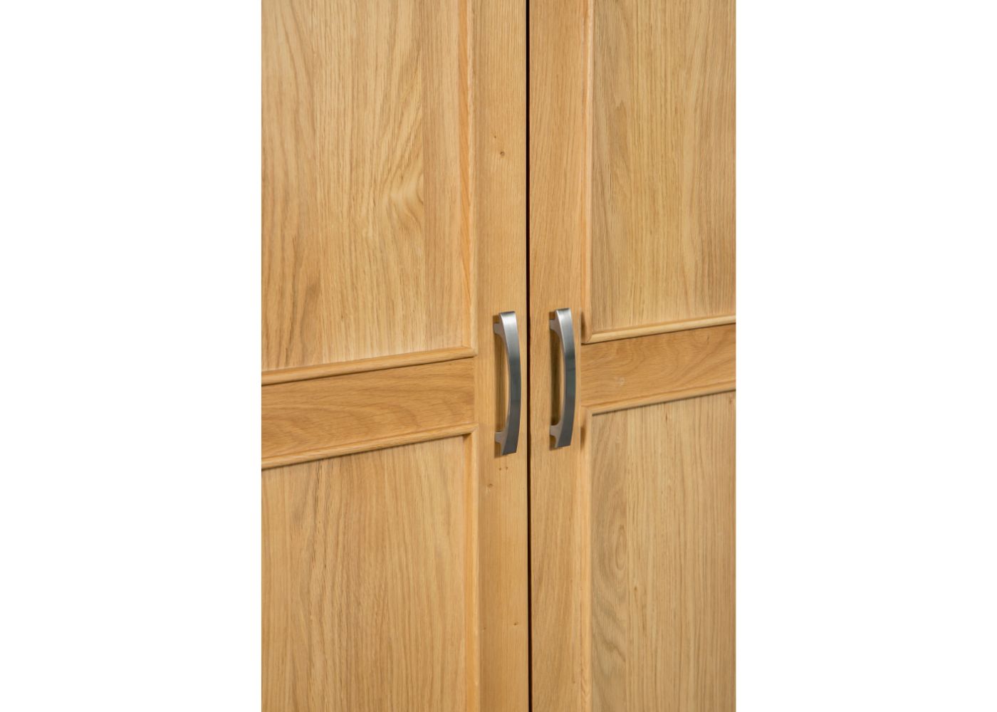 Sligo Oak 2-Door Wardrobe by Honey B Handles