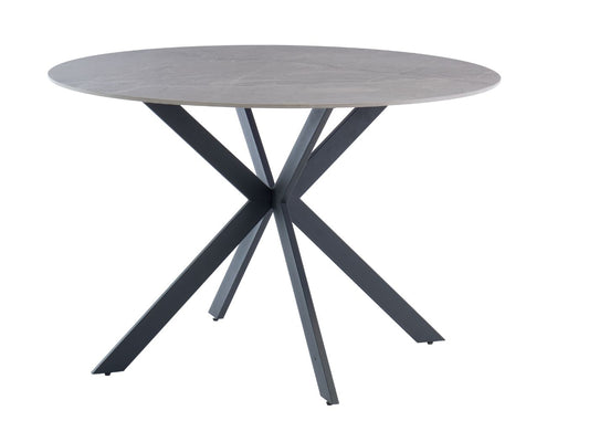 Taranto Grey 1.2m Round Dining Table