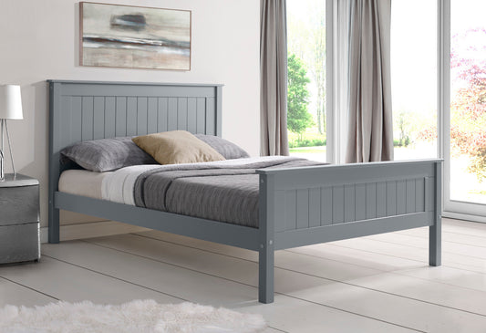 Taurus Grey Bedframe with High Footend Range by Limelight