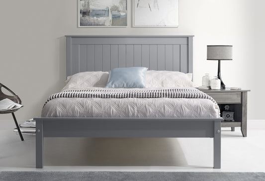 Taurus Grey Bedframe with Low Footend Range by Limelight