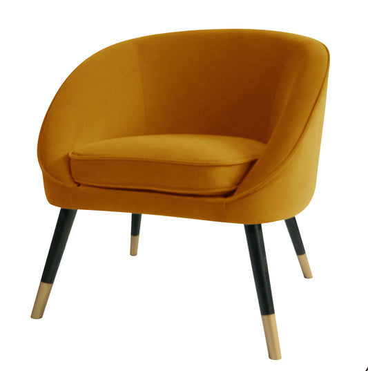 Oakley Mustard Tub Chair by Derrys - bedsandsofas.ie