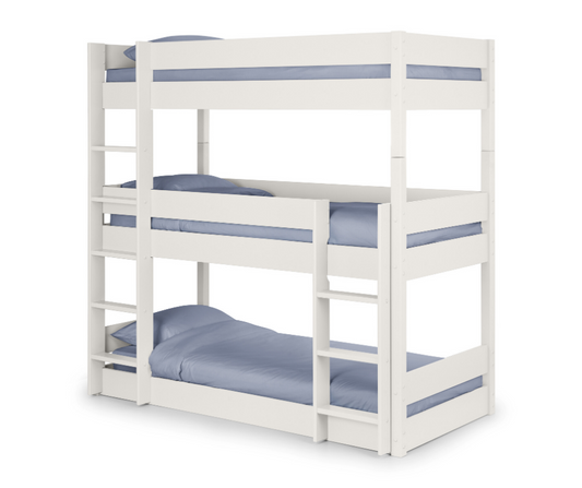 Trio Triple White Bunk by Julian Bowen