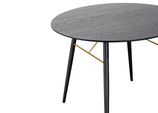 Barcelona Black & Copper Dining Table Range by Vida Living