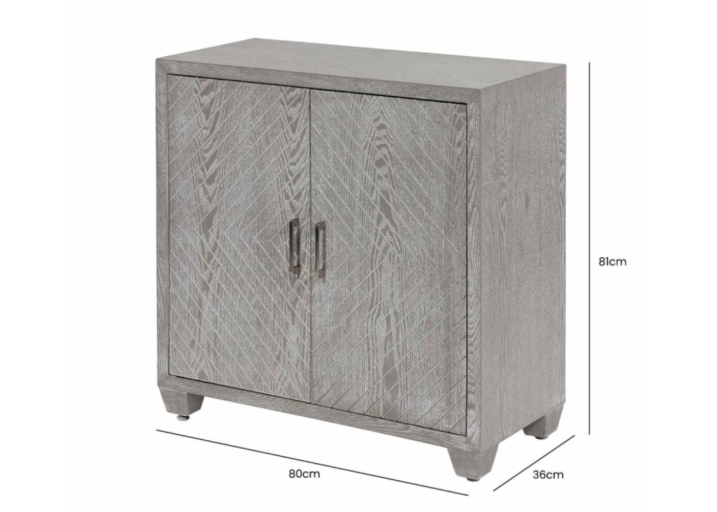 Venus Grey 2-Door Cabinet by CIMC Dimensions